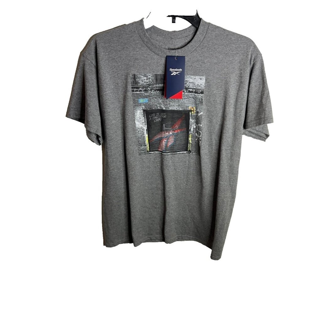 Reebok Men's Logo Graphic T-Shirt Size M